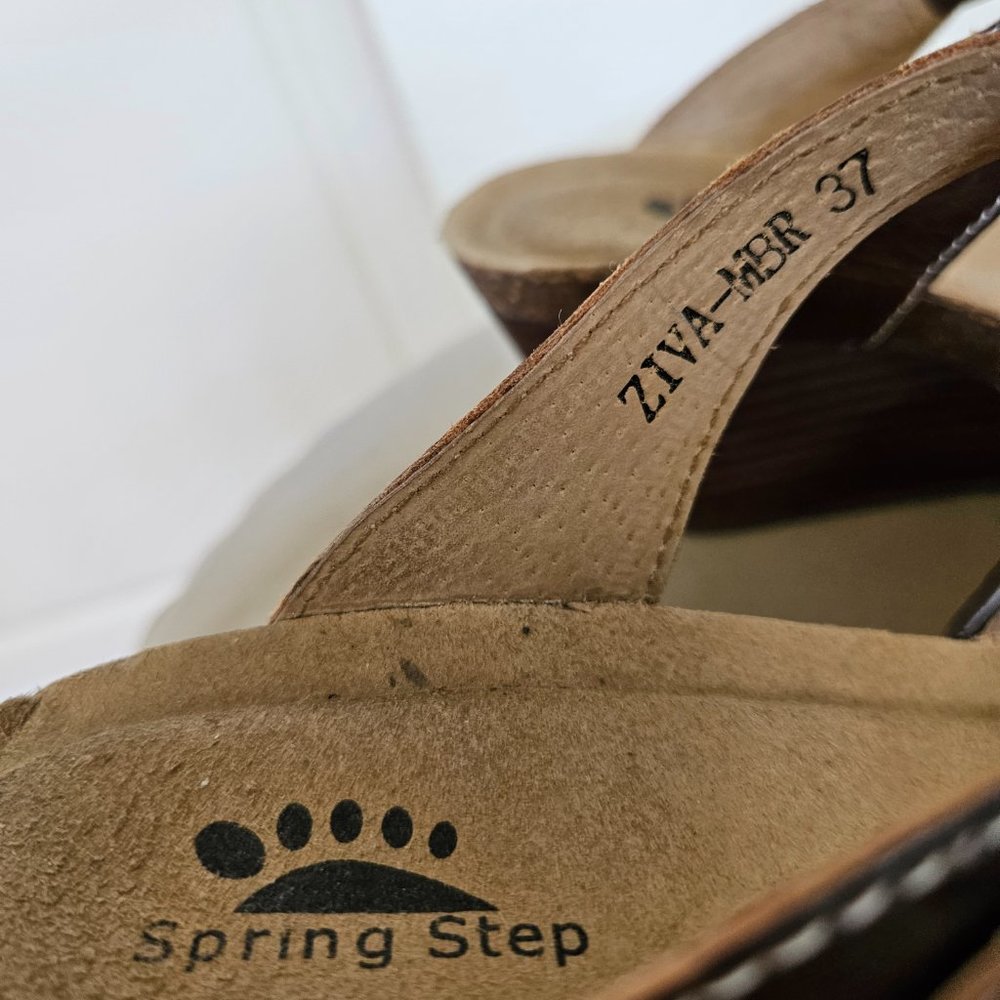 Spring Step Iridescent Wedge Slides - Picture 5 of 5